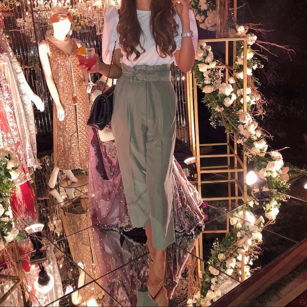 Mango ring pants! Worn once and like new condition